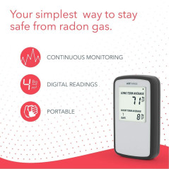 Airthings Corentium Home, le détecteur de gaz radon