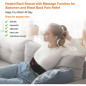 Back Pain Relief Heating Pad with Massage: Cordless, Customizable Heat & Vibration Back Pain Relief Heating Pad with Massage: Cordless, Customizable Heat & Vibration