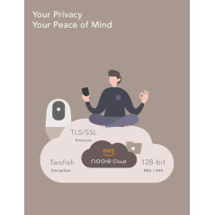 Nooie 360 Security Cam: Wireless Home Protection with Motion Tracking & Night Vision
