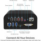 Sabrent Universal Docking Station: Boost Your Productivity with Multi-Display Support & Fast Charging! Sabrent Universal Docking Station: Boost Your Productivity with Multi-Display Support & Fast Charging!