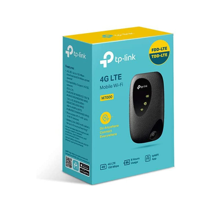TP-Link M7000: Votre Wi-Fi Portable 4G LTE Ultra-Rapide, Partout où Vous Allez! TP-Link M7000: Votre Wi-Fi Portable 4G LTE Ultra-Rapide, Partout où Vous Allez!