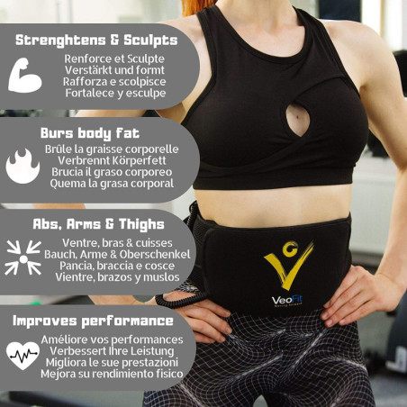 VEOFIT EMS Pro: Sculptez Votre Corps Sans Effort! Tonification Musculaire & Relaxation Garantie