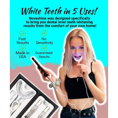 Novashine, a naturally white smile