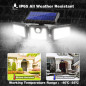 AmeriTop Lumière Solaire 800LM: Sécurité Optimale avec Détecteur de Mouvement 270°! AmeriTop Lumière Solaire 800LM: Sécurité Optimale avec Détecteur de Mouvement 270°!
