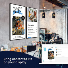 Mandoe, le boîtier d'affichage publicitaire