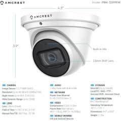 Amcrest UltraHD PoE Outdoor, for total outdoor safety