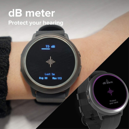 Soundbrenner Core: 4-in-1 Music Tool - Vibrating Metronome, Tuner, dB Meter & Smartwatch for Musicians