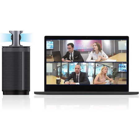KanDao Meeting: 360° AI Conference Camera - Crystal Clear Audio, See Everyone!