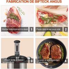 KitchenBoss KG310SFR, l'appareil de cuisine sous vide