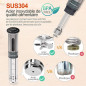 KitchenBoss Sous Vide: Precise, Delicious Cooking at Home! Waterproof & Easy to Clean