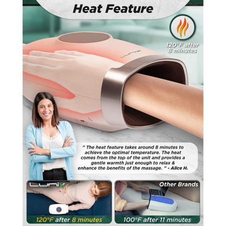 Lunix LX3 Heated Hand Massager: Relieve Arthritis & Carpal Tunnel Pain at Home!
