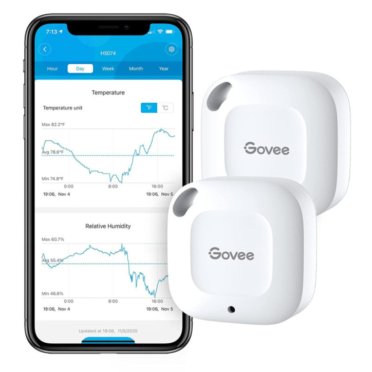 Govee Thermomètre Hygromètre Bluetooth: Suivi précis de température et humidité pour votre confort