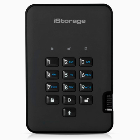 iStorage DiskAshur HDD IS-DA2-256-1000-B, the secure hard drive