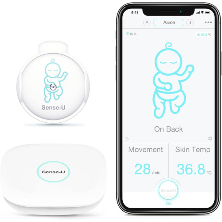 Sense-U Baby Monitor 3: Surveillance Respiratoire Bébé Nouvelle Génération - Paix dEsprit Garantie! Sense-U Baby Monitor 3: Surveillance Respiratoire Bébé Nouvelle Génération - Paix dEsprit Garantie!