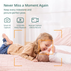 Pixsee 500073415, Le moniteur intelligent pour bébé