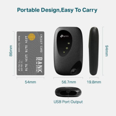 TP-Link M7200, a mobile access point