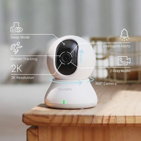 Caméra Intérieure YI 360°: Surveillance Intelligente, Audio Bidirectionnel & Vision Nocturne – Sécurité Optimale!