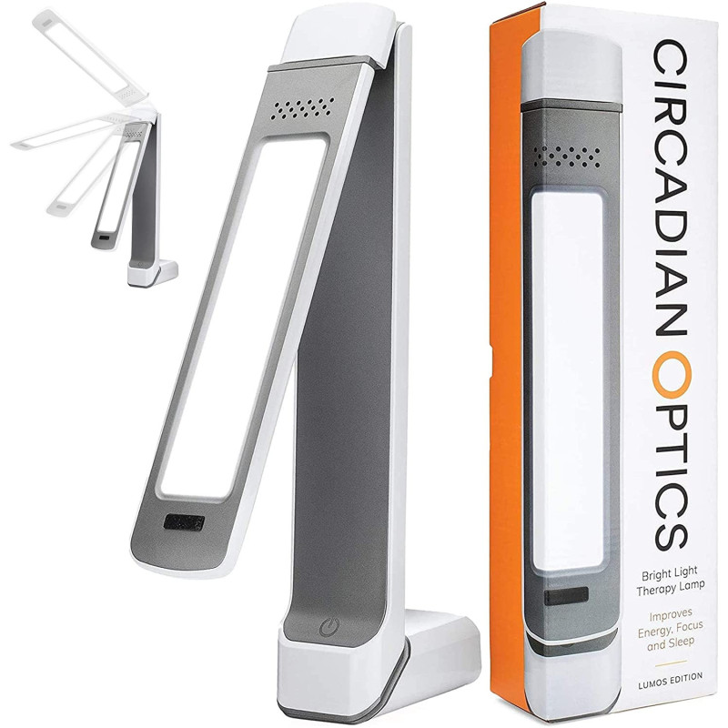Circadian Optics Light Therapy Lamp - UV-Free LED Light Sun Lamp with 10,000 Lux for Sleep Aid, Brain Booster, and Stress