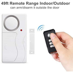 Wsdcam Wireless Door & Window Alarm: Remote Control Home Security - Peace of Mind!