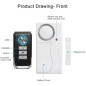 Wsdcam Wireless Door & Window Alarm: Remote Control Home Security - Peace of Mind!