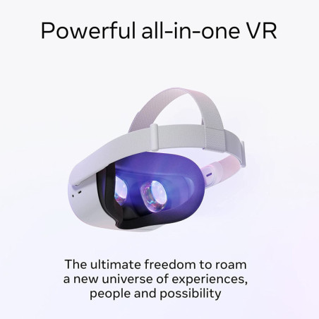Meta Quest 2: Next-Level VR Headset - Immersive Gaming & Entertainment, Wireless Freedom!