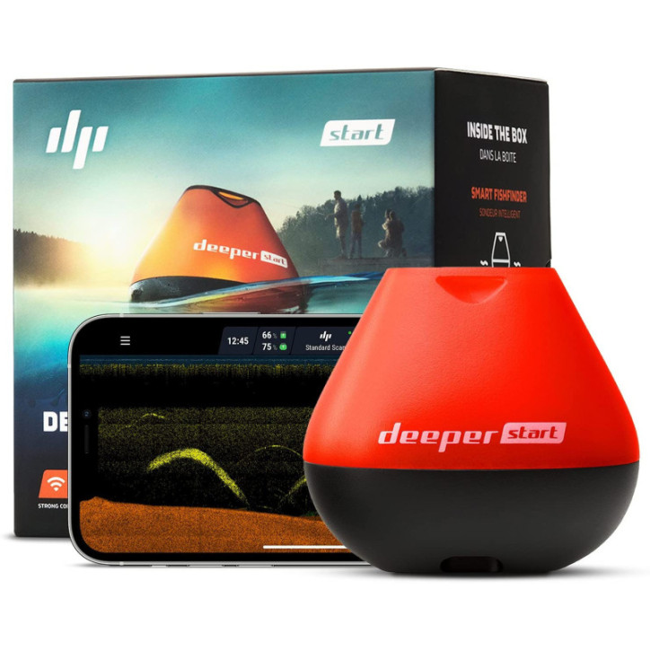 Deeper START: Sondeur de Pêche Intelligent Wi-Fi - Trouvez le Poisson Facilement! Deeper START: Sondeur de Pêche Intelligent Wi-Fi - Trouvez le Poisson Facilement!