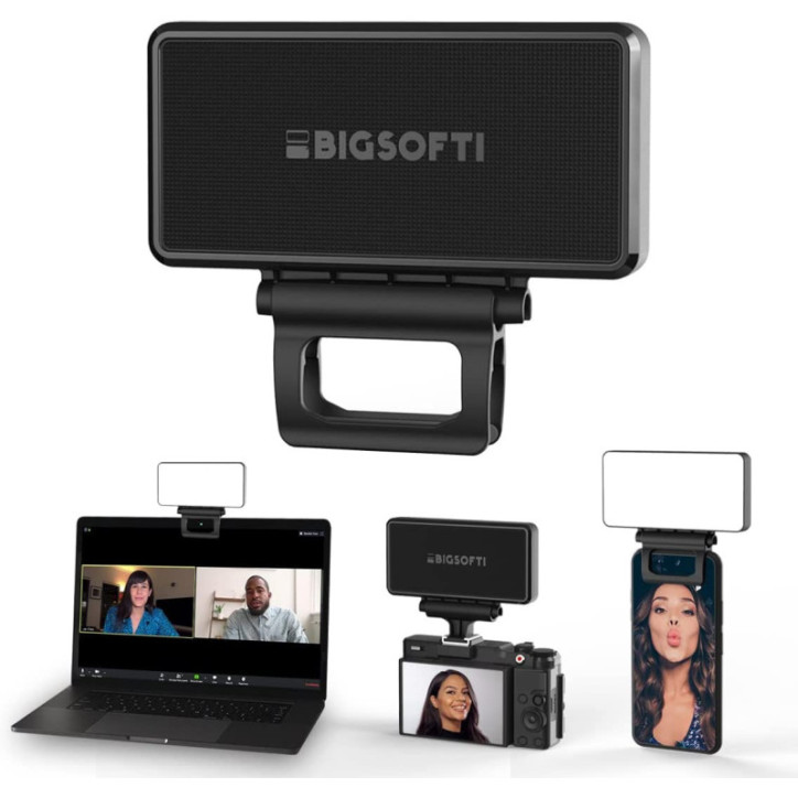 BIGSOFTI : Lumière LED Portable pour Photos et Vidéos Impeccables – Éclairage Doux et Professionnel BIGSOFTI : Lumière LED Portable pour Photos et Vidéos Impeccables – Éclairage Doux et Professionnel
