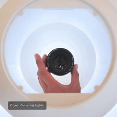 Foldio360 Smart Dome | All-in-one Smart Photo Studio Lightning Dome 360 Turntable with Built-in LED Light | Smartphone