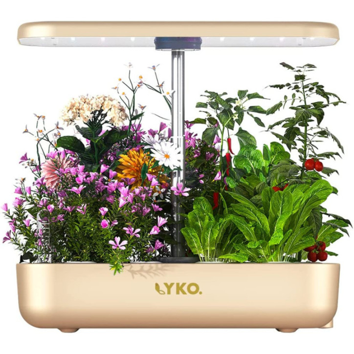 Jardin Hydroponique dIntérieur LYKO: Herbes Fraîches Toute lAnnée, Éclairage LED Pro