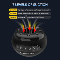 Hangsun 5-in-1 Electric Cupping Massager: Red Light & Heat for Ultimate Pain Relief