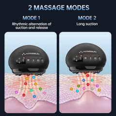 HANGSUN Upgraded Cupping Set, Electric Cupping Massager for Promoting Cell Renewal, Smart Cupping Therapy Set with Red Light