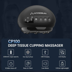 HANGSUN Upgraded Cupping Set, Electric Cupping Massager for Promoting Cell Renewal, Smart Cupping Therapy Set with Red Light
