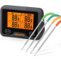Thermomètre BBQ Connecté Inkbird: Contrôle WiFi/Bluetooth, 4 Sondes, Cuisson Parfaite Garantie!