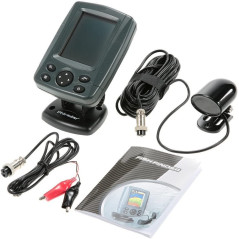 JOYWEE FF688C 3.5" Phiradar Color LCD Boat Fish Finder 200KHz/83KHz Dual Sonar Frequency 300M Detection Muti-Language Auto Zoom