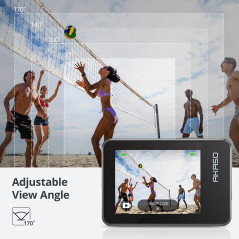 AKASO Brave 7 4K30FPS 20MP WiFi Action Camera with Touch Screen IPX8 33FT Waterproof Camera EIS 2.0 Zoom Support External Mic