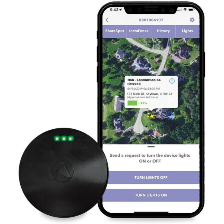 LandAirSea 54 GPS Tracker: Real-Time, Waterproof Magnetic Tracking - Long Battery Life!