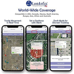 LandAirSea 54 GPS Tracker: Real-Time, Waterproof Magnetic Tracking - Long Battery Life!