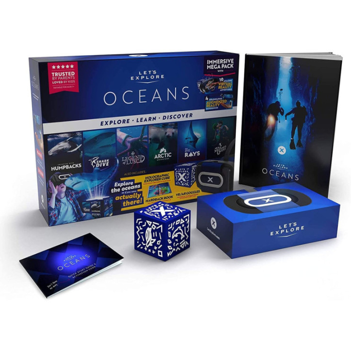 Lets Explore Wildlife VR Headset for Kids: 16 Immersive Adventures & Holographic Cube! Lets Explore Wildlife VR Headset for Kids: 16 Immersive Adventures & Holographic Cube!
