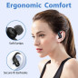 Occiam T17 Wireless Earbuds: 48H Playtime, Deep Bass, Waterproof - Perfect for Workouts!