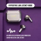 Raycon Gaming Earbuds: Low Latency Wireless Headphones with Mic - Jet Silver Raycon Gaming Earbuds: Low Latency Wireless Headphones with Mic - Jet Silver