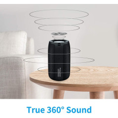 MusiBaby Portable Bluetooth Speaker: 24H Playtime, Waterproof, Rich Bass