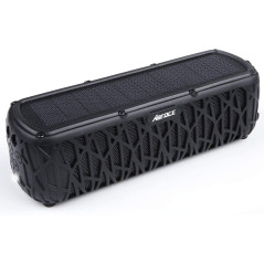 ABFOCE Solar Bluetooth Speaker Portable Outdoor Bluetooth IPX6 Waterproof Speaker with 5000mAh Power Bank,60 Hours Play Time
