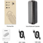 Enceinte Bluetooth Solaire Étanche : 50H dAutonomie, Basses Puissantes, Charge USB/Solaire - Idéale Outdoor! Enceinte Bluetooth Solaire Étanche : 50H dAutonomie, Basses Puissantes, Charge USB/Solaire - Idéale Outdoor!