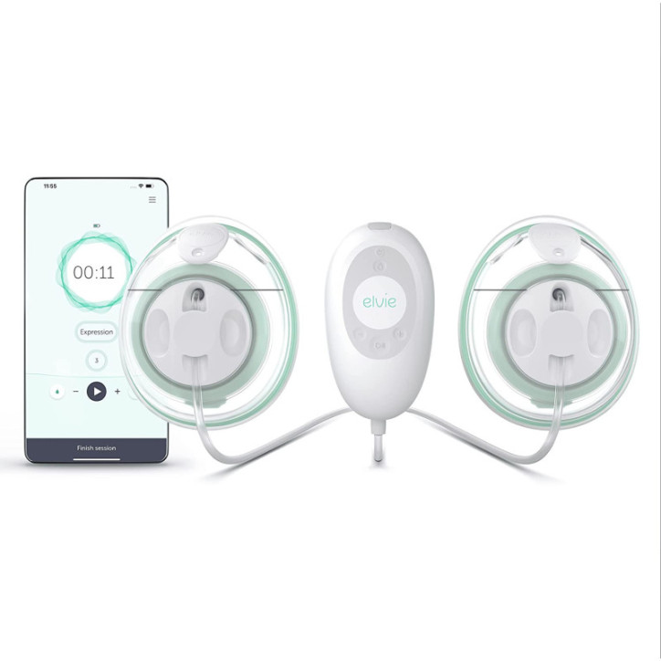 Elvie Stride Plus: Hospital-Grade, Wearable Breast Pump - App Controlled & Ultra Quiet Elvie Stride Plus: Hospital-Grade, Wearable Breast Pump - App Controlled & Ultra Quiet