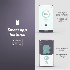 Elvie Stride Hospital-Grade App-Controlled Breast Pump | Hands-Free Wearable Ultra-Quiet Electric Breast Pump with 2-Modes