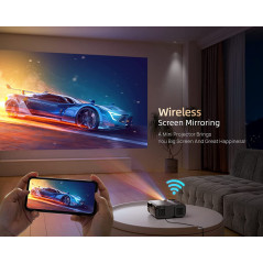 Tkisko Mini Projector: 1080P, 5G WiFi, Portable Home Theater - Giant 250 Screen & Easy Wireless Mirroring!