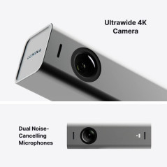 LUMINA 4K Webcam IA : Qualité Studio, Micros Doubles, Vidéo Ultra-Clair pour Mac & PC