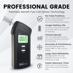 BACtrack S80 Pro Breathalyzer: Accurate, DOT Approved Alcohol Tester for Personal Safety