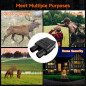 HEXEUM Night Vision Binoculars: 4X Zoom, 1300ft Range, IR & 32GB – See in the Dark! HEXEUM Night Vision Binoculars: 4X Zoom, 1300ft Range, IR & 32GB – See in the Dark!