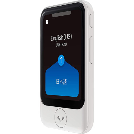 Pocketalk S: Your Pocket Translator with Camera - Speak Any Language, Anywhere!